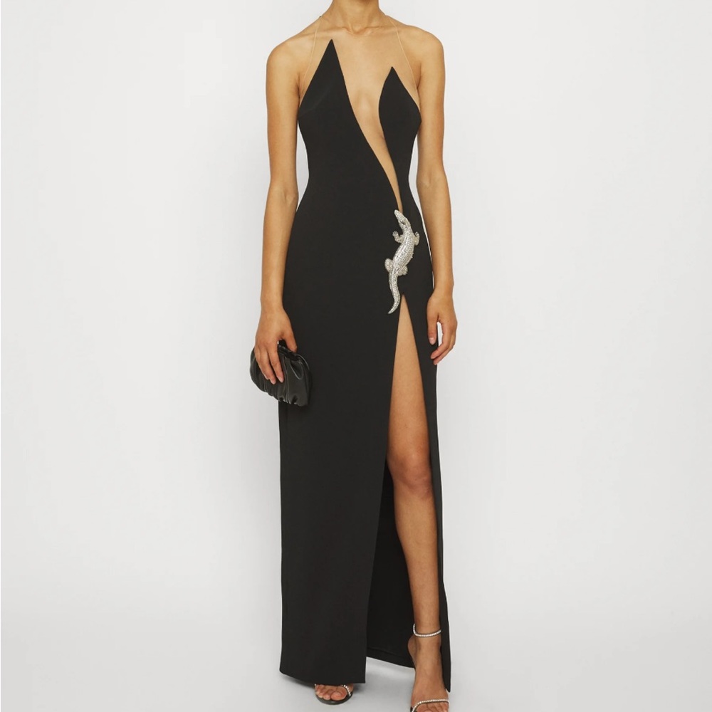 David Koma alligator gown